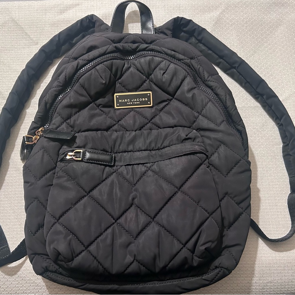 Marc Jacobs Quilted Black Backpack